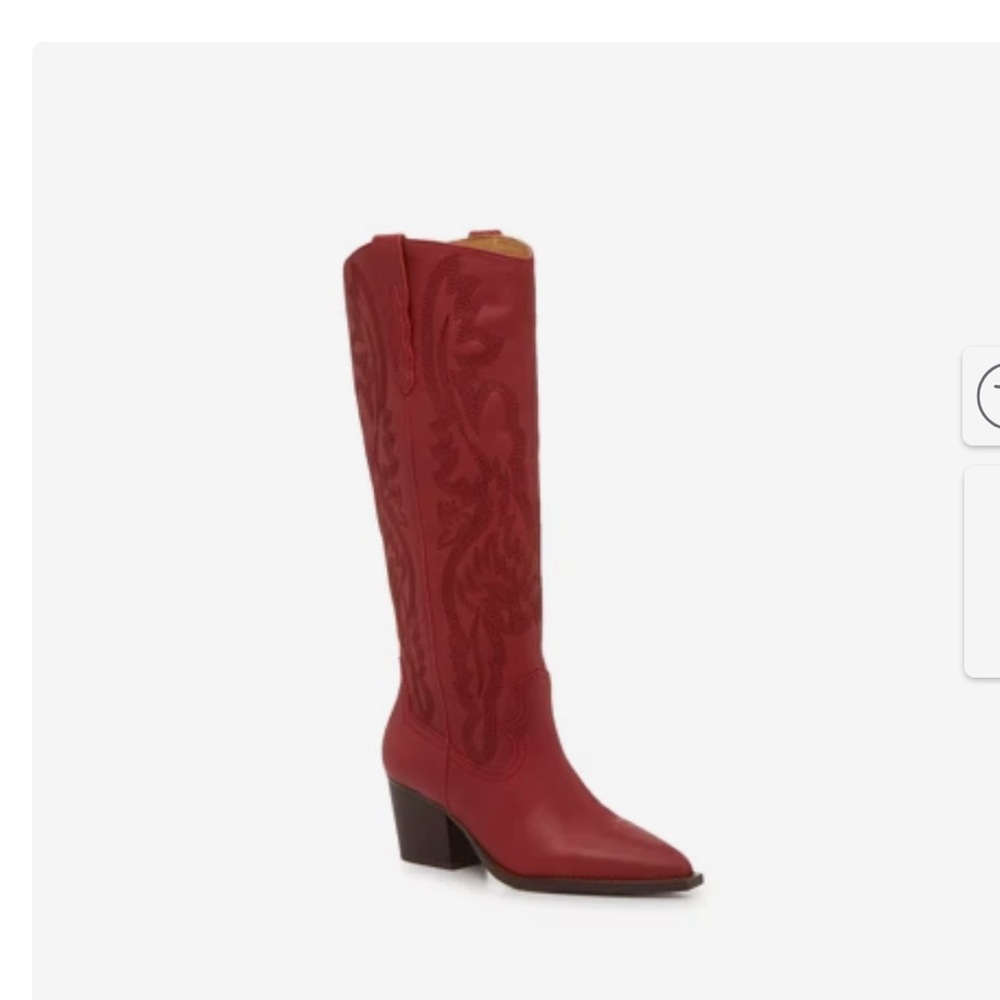 Crown vintage red western boot
